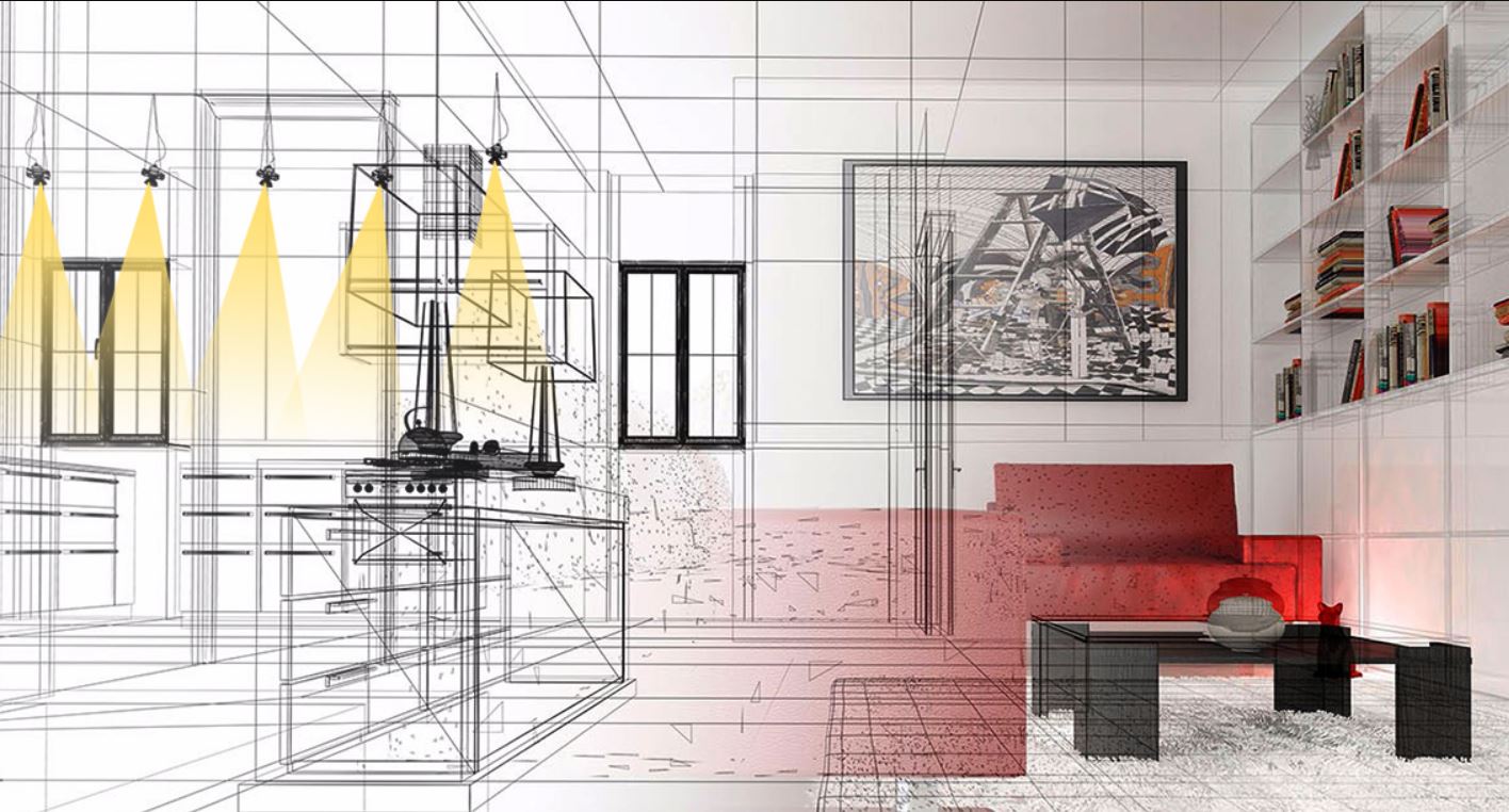 El estudio de iluminación y domótica - Teoría de construcción